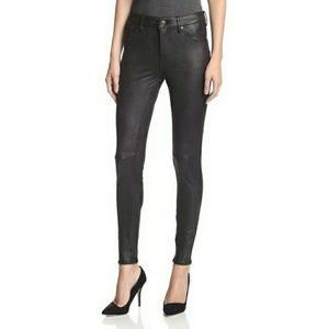 Abs Platinum leather jeans